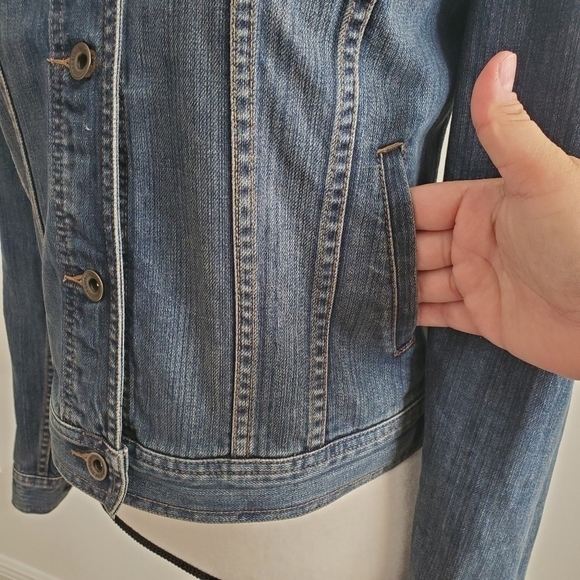 Lauren Jeans Co. Premium Women's Denim Jacket Size Extra Small - Picture 11 of 15